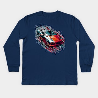 Lamborghini Diablo Kids Long Sleeve T-Shirt